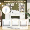 MODFU Toaletní stolek se zrcadlem a stmívatelným LED Náhled obrázku produktu 3