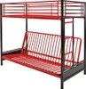 Zwischengeschossbett 90 x 190 cm - Mit Schlafsofa - Metall Produktbild-Vorschau 4
