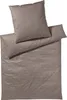 elegante Mako-Satin Bettwäsche Maison Arcs basalt 135x200 Produktbild-Vorschau 2