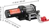 VEVOR Verricello elettrico 12V 3000lbs/1361kg Verricello a Anteprima dell’immagine prodotto 8