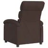 vidaXL Relaxsessel Dunkelbraun Stoff Produktbild-Vorschau 5