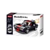 Sluban Model Bricks Car 2 In 1- Bauspiel 328 Stücke Silber  Produktbild-Vorschau 5