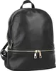 Damen Rucksack Echt Leder schwarz schick elegant mit 3 Produktbild-Vorschau 3