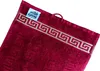 4er Set Luxus Medusa Gästetücher 30x50 cm - Bordeaux / Produktbild-Vorschau 2