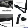 Buffettisch klappbar | HxBxT 74x180x74cm | mit Tragegriff | Produktbild-Vorschau 3