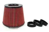 AMiO Športový vzduchový filter + 3 adaptéry AF-Carbon Náhľad obrázku produktu 7