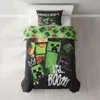 Set di lenzuola Minecraft Creeper, 2 pezzi, 135 x 200 cm, Anteprima dell’immagine prodotto 3
