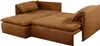 Ecksofa mit Schlaffunktion - Ecke links - Feincord - Produktbild-Vorschau 5