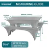 Bierzeltgarnitur Stretch 3-teilig 220x70cm Schwarz für Produktbild-Vorschau 5