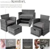 tectake® Rattan Sitzgruppe Modena 3+2+1 Set, inkl. Produktbild-Vorschau 3
