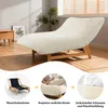 LVHOM Poltrona relax Cord, poltrona lounge con struttura in Anteprima dell’immagine prodotto 3