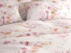 Pościel z mikrofibry FLORANY biała 70x90 + 140x200 Podgląd zdjęcia produktu 5