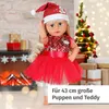 Zapf Creation 836118 - BABY born tenue de Noël 43cm Voir les images du produit 14
