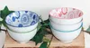 50 Japan Reis- Teeschale 5 er Set, Retro Design Blumen Produktbild-Vorschau 7