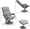 HOMCOM Relaxsessel mit Hocker, TV-Sessel mit verstellbarer Produktbild-Vorschau 6