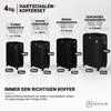 Devillo® Kofferset 4tlg. S-M-L-XL, Onyxblack - Trolley Produktbild-Vorschau 6
