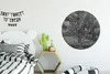 MuchoWow® Aluminium Wandkreis Der rosa Pfirsichbaum - Produktbild-Vorschau 3