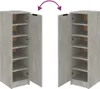 vidaXL Szafka na buty betonowa szara 30x35x100 cm materiał Podgląd zdjęcia produktu 8