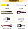 A collage of various accessories for a generator. Produktbild-Vorschau
