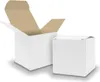 itenga Würfelbox KraftKarton 5x5cm außen weiß innen braun Produktbild-Vorschau 1