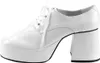70er Schuhe Herren weiß Schuhgröße: 48-49 Produktbild-Vorschau 1
