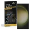 A product box for an anti-spy screen protector is shown next to a smartphone. Produktbild-Vorschau