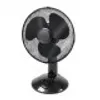 A black desk fan on a white background. Náhled obrázku produktu