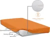 A diagram showing a mattress with an orange encasing, highlighting a hidden zipper feature. Anteprima dell’immagine prodotto