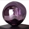 Tischleuchte Modern Glas Lila Metall E14 17,5 cm klein Produktbild-Vorschau 3