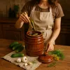 SuperButelki.pl – Steingutfass mit Deckel 3,2 l, Behälter, Produktbild-Vorschau 7