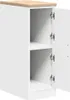 vidaXL Armoire de rangement pour garage Blanc 30x51x85 cm Voir les images du produit 5