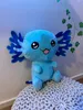 Axolotl Kuscheltier Echse Molch Figur Plüsch 18 cm Püsch Produktbild-Vorschau 3