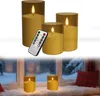 UISEBRT Gold LED Kerzen mit Timer & Fernbedienung Produktbild-Vorschau 1