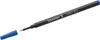 A black pen with a blue cap and blue text on a white background. Anteprima dell’immagine prodotto