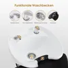 Stuhl mit Waschbecken, Klappbare Beinstütze, aus Keramik Produktbild-Vorschau 5