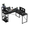 MARK ADLER Leader 5.9 Schwarz | Eckschreibtisch mit Regalen Produktbild-Vorschau 6