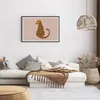 Gerahmtes Poster - Schwarzer Rahmen - Panther Grafik Produktbild-Vorschau 7