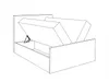 Boxspringbett SOFIA Bett mit Matratze Stauraum gepolstertes Produktbild-Vorschau 4