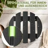 YARDIN, 2 stuks WPC plantenrollers, 30x30 cm, rond, Productafbeelding-voorbeeld 6
