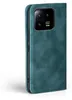 A teal flip case for a smartphone is shown against a white background. Produktbild-Vorschau