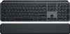 A top-down view of a Logitech MX Keys S keyboard and a wrist rest. Anteprima dell’immagine prodotto