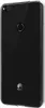 A clear, studio shot of the back of a transparent phone case on a white background. Produktbild-Vorschau