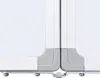 Magnetisches Whiteboard Klappbar 160x40x1,7 cm Aluminium Produktbild-Vorschau 6