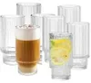 Ribble set de 6 verres long drink cannelés en verre 300 ml Voir les images du produit 3