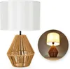 Lampe de table bohème, abat-jour blanc, 50 cm Voir les images du produit 1