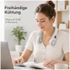 Tragbarer Nackenventilator, Leiser blattloser Produktbild-Vorschau 2