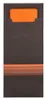 Bestecktaschen 20 cm x 8,5 cm schwarz/orange "Stripes" Produktbild-Vorschau 9