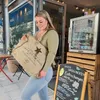 Sunsa Damen große Handtasche. XXL Tasche aus Canvas & Produktbild-Vorschau 3