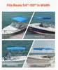 SucceBuy Bimini Top Bootsabdeckung Sonnenverdeck (3 Bögen) Produktbild-Vorschau 6