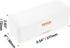 A white storage box with dimensions indicated. Voir les images du produit